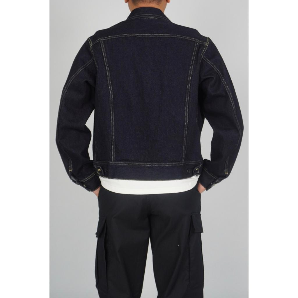 Áo JACKET Dáng Ngắn JK2 màu xanh nhạt, áo khoác bò nam siêu đẹp, chất vải Jean cotton cao cấp thương hiệu Samma Jeans