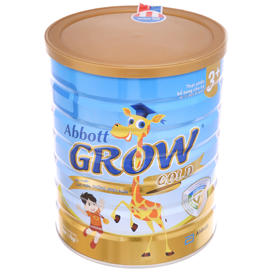 Sữa Bột Abbott Grow Gold 3+ cho trẻ từ 3 - 6 tuổi (1.7Kg)