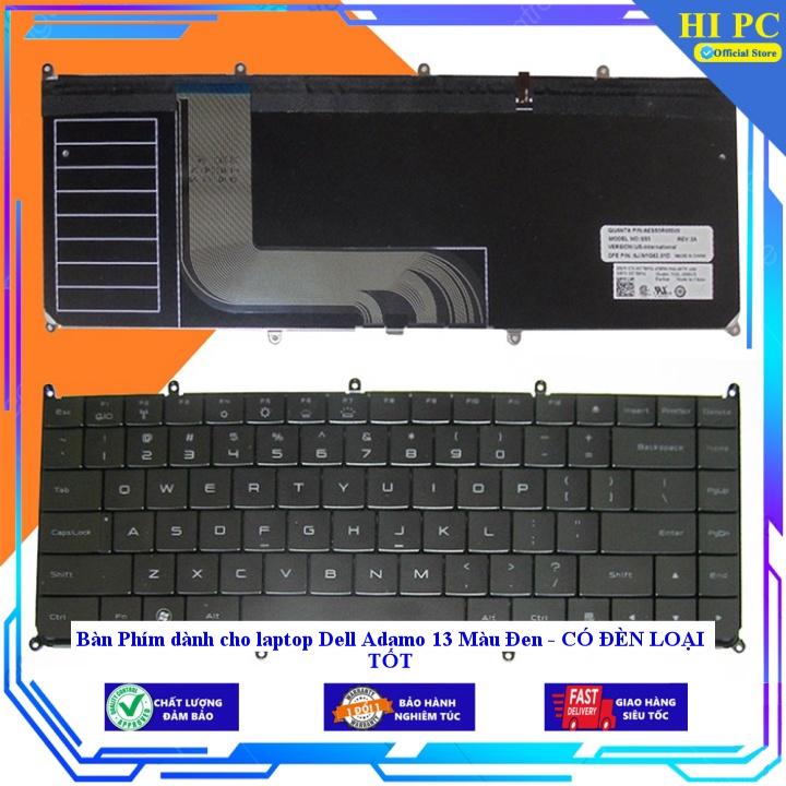 Bàn Phím dành cho laptop Dell Adamo 13 Màu Đen - CÓ ĐÈN LOẠI TỐT - Hàng Nhập Khẩu