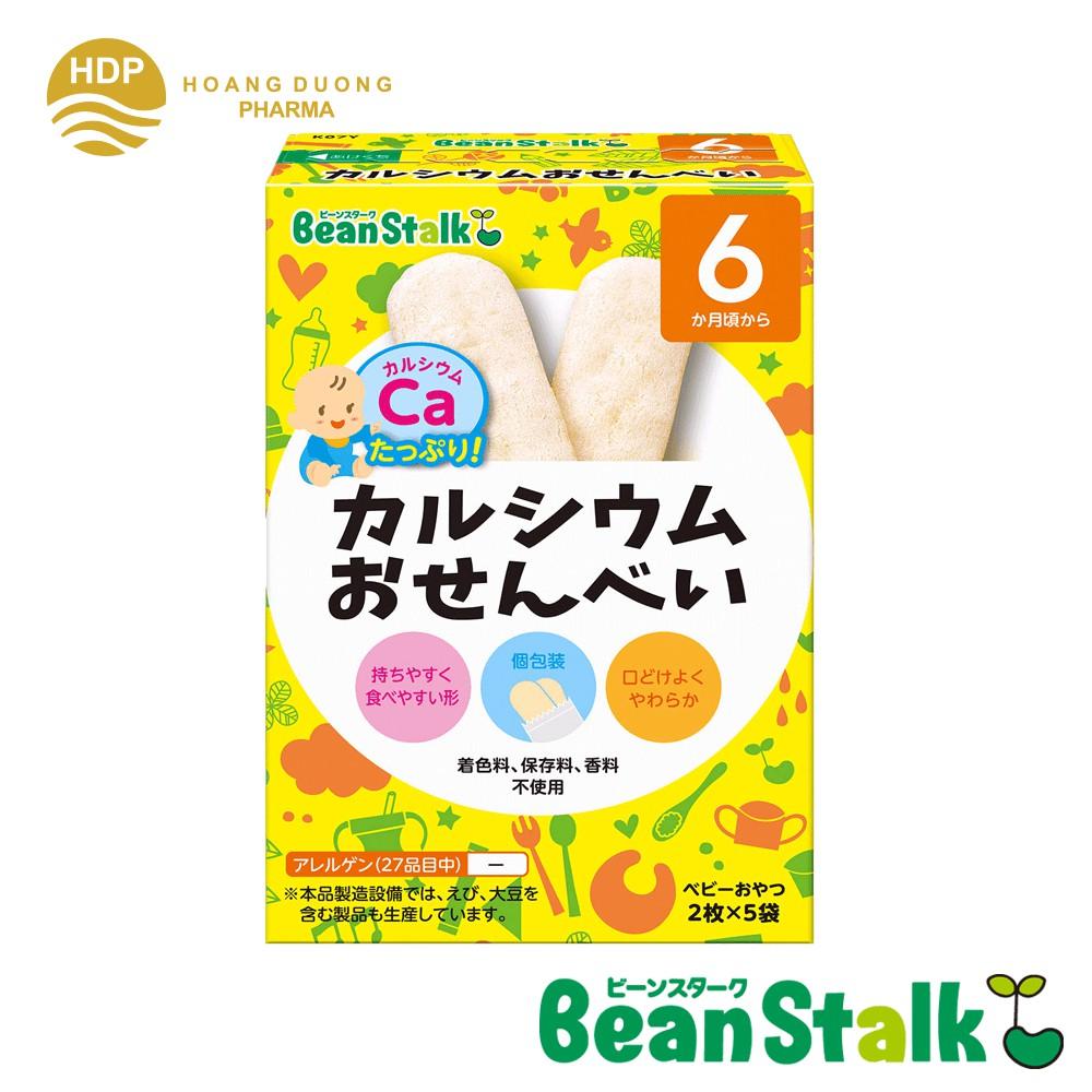 Bánh gạo ăn dặm Beanstalk Canxi cho trẻ từ 6 tháng tuổi