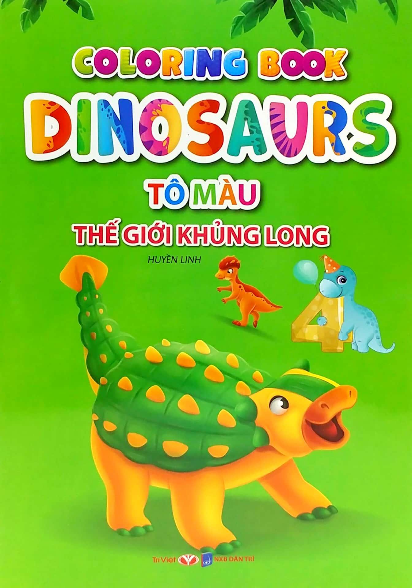 Tô Màu Thế Giới Khủng Long Dinosaurs 4