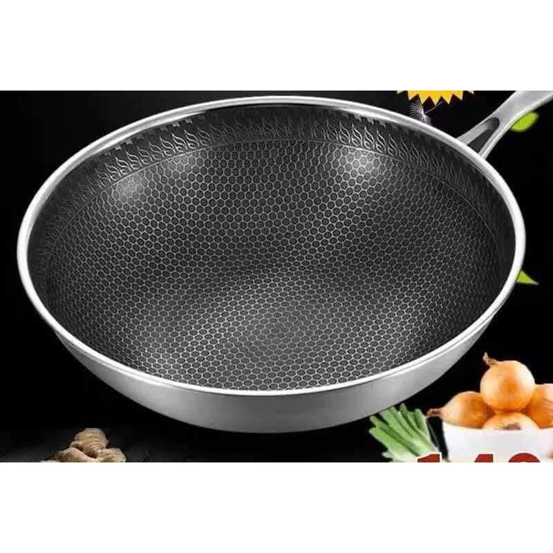 Yumeshop94Chảo vân tổ ong chống dính cao cấp - Chảo dùng được tất cả các loại bếp