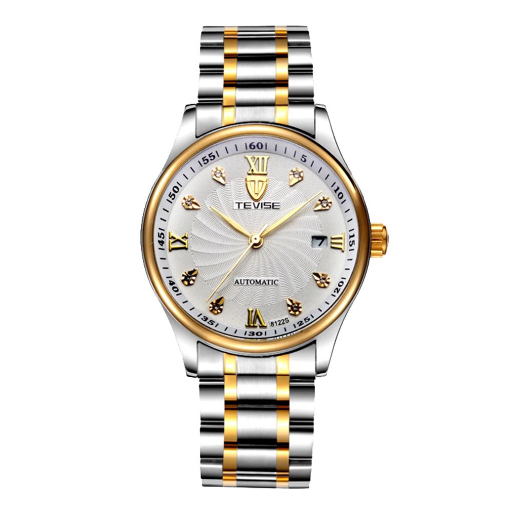Luxury Men's Automatic Mechanical Business Wristwatch Waterproof Watch
