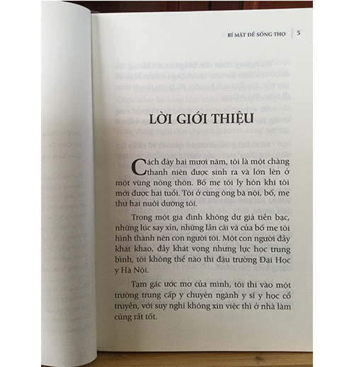 Bí Mật Để Sống Thọ