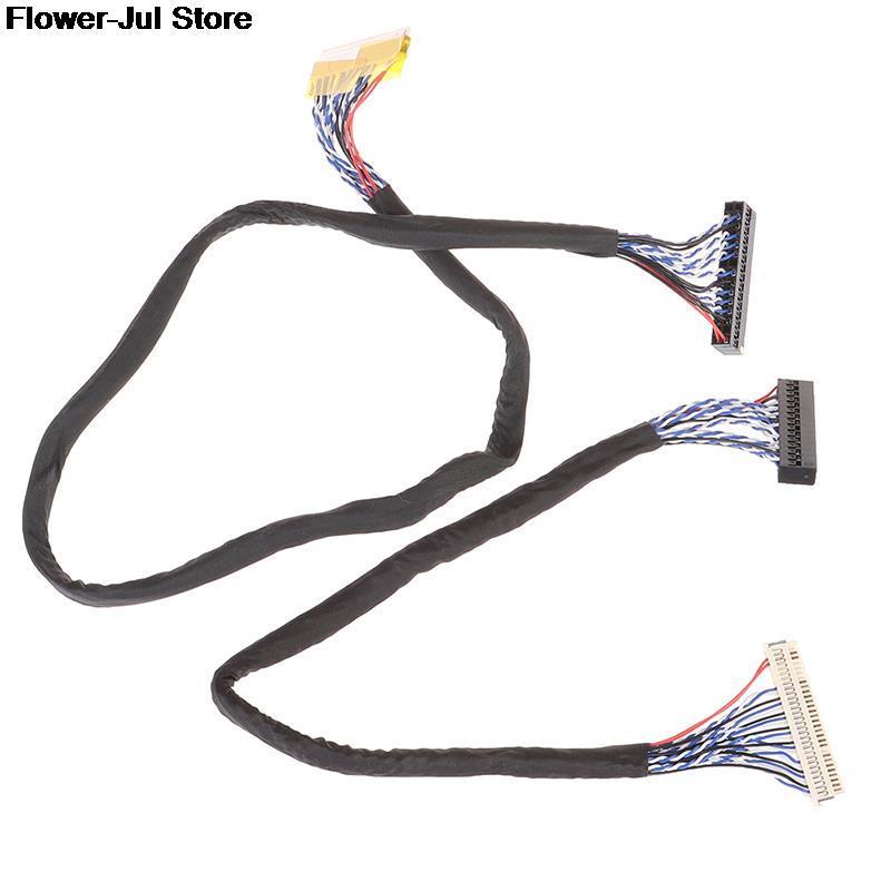 Lvds Cáp Fix-30P-S6 30Pin Double 2 CH 6 bit Dual 6 bit LCD Màn hình màn hình Cáp Màu sắc: A1