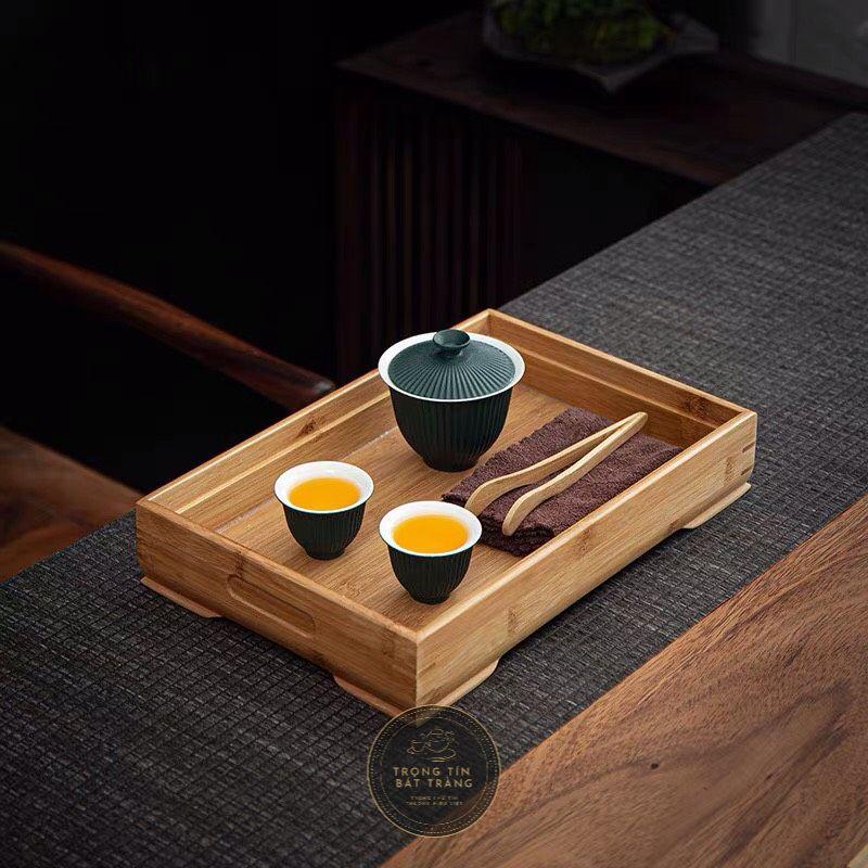 Khay Trà Tre Cao Cấp Chữ Nhật KT 12