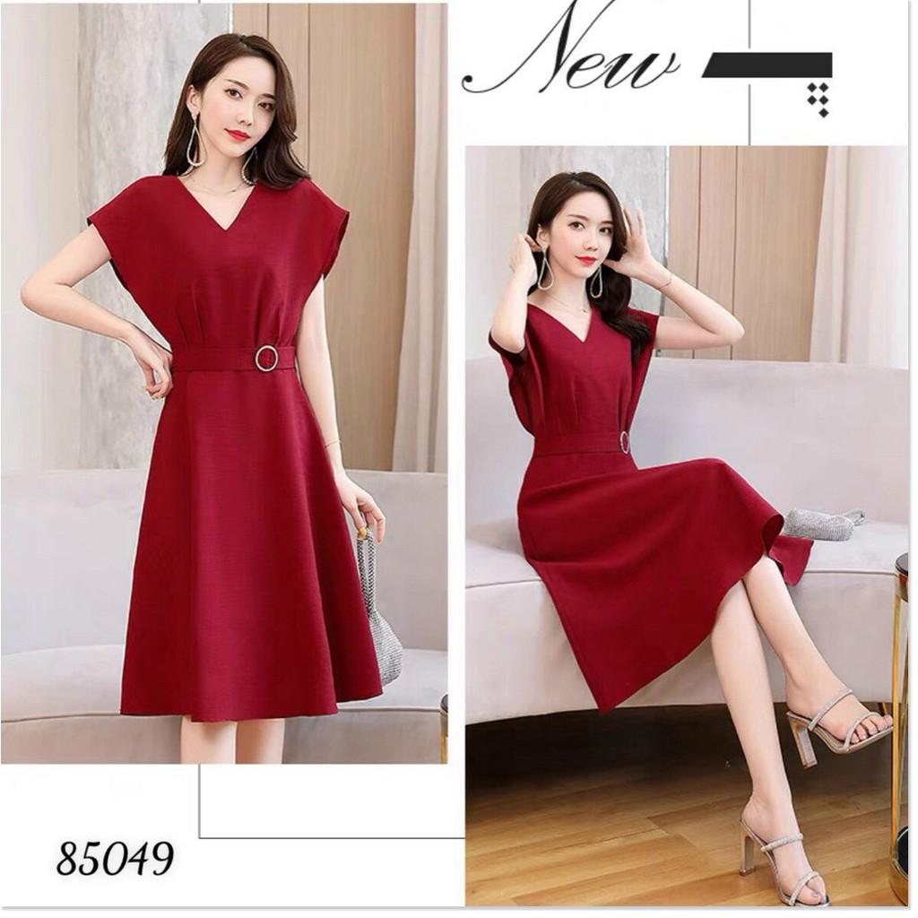ĐẦM COTTON LẠNH THIẾT KÊ NER LƯNG XINH XẮN,HỌA TIẾT TRƠN NHƯNG KHÔNG KÉM PHẦN SANG TRỌNG