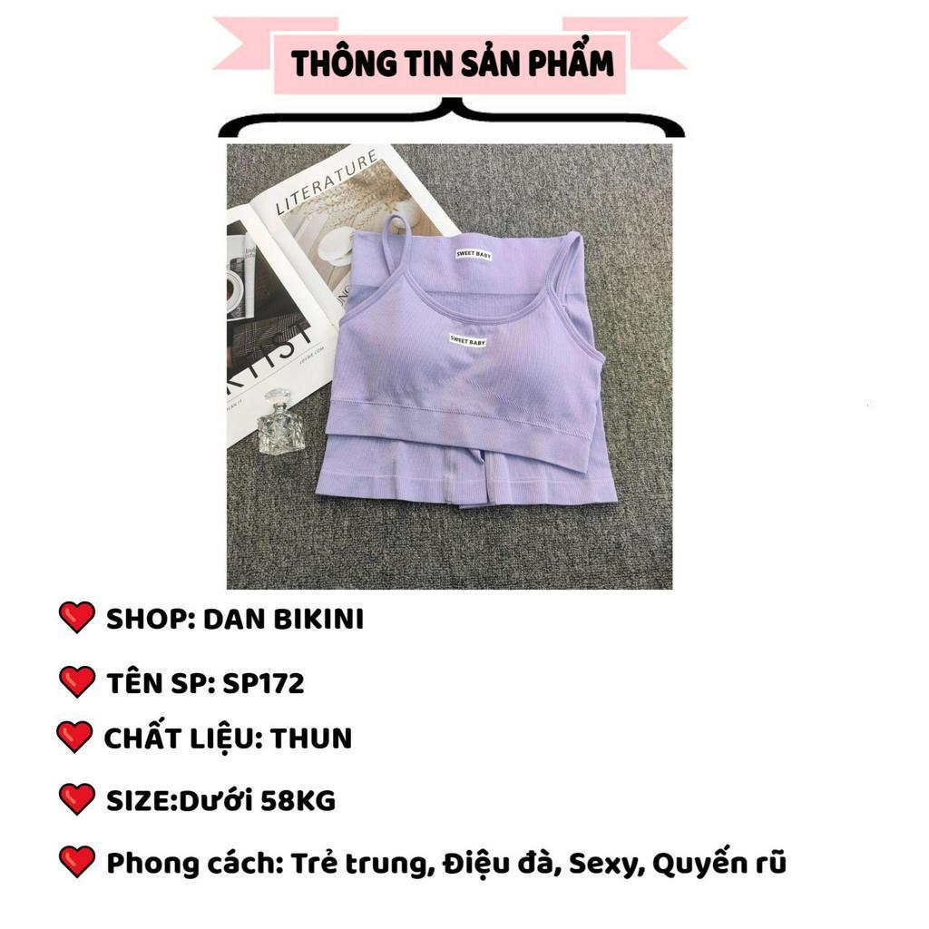 Bộ Bra Tập Yoga Sweed Baby Chất Thun Co Giản Đa Chiều MÃ SP172