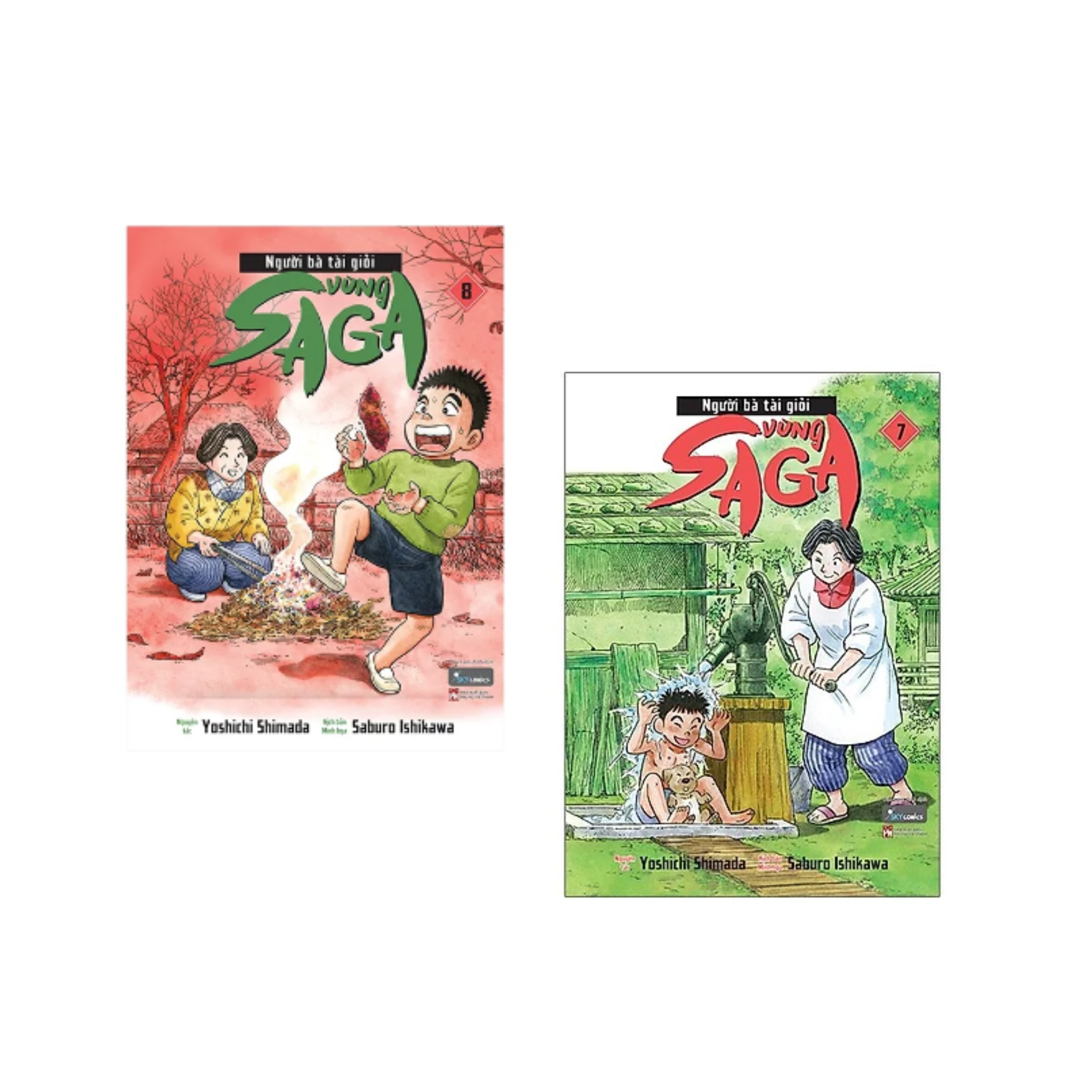 Combo Người Bà Tài Giỏi Vùng Saga _Tặng Kèm Khóa và Bookmark