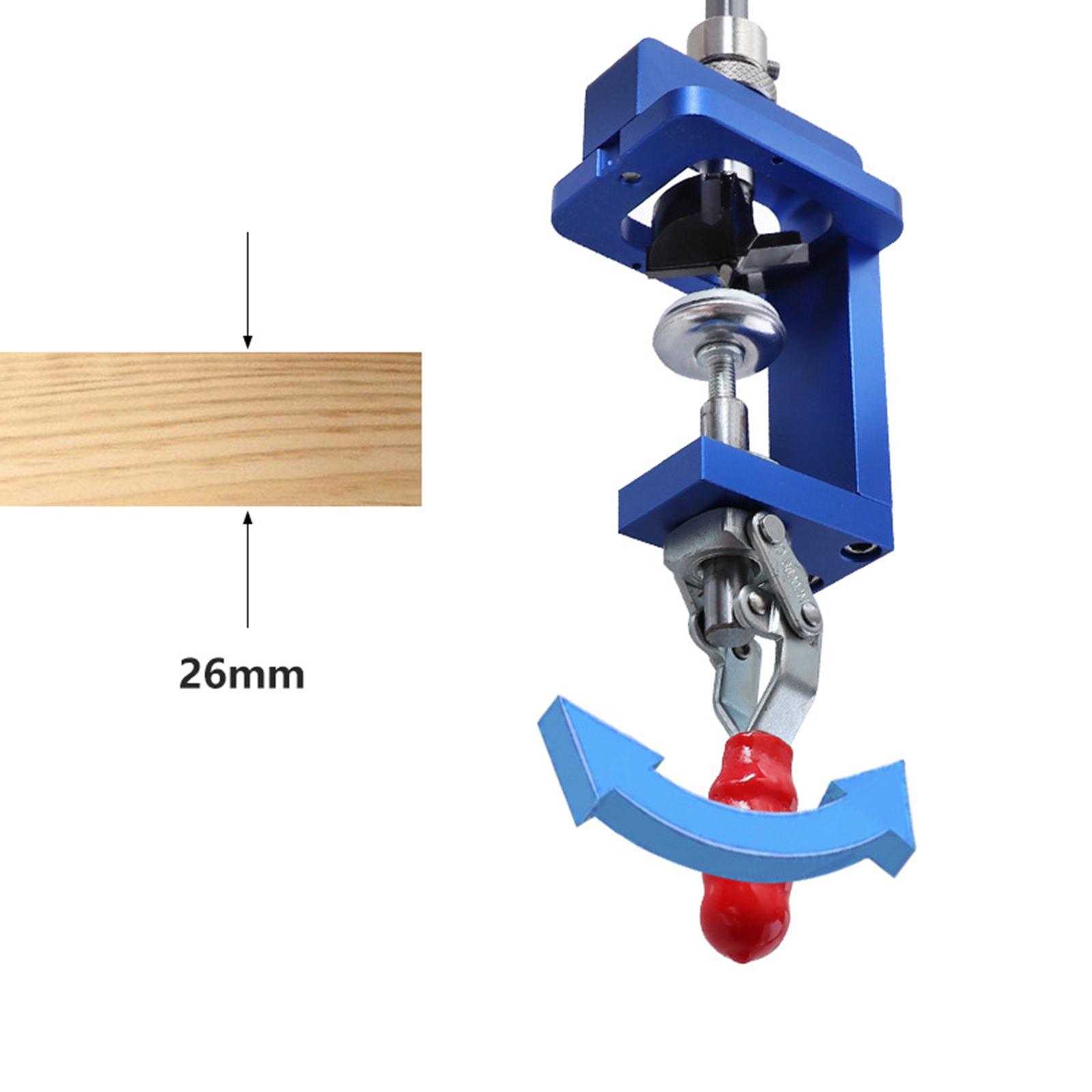 35mm Concealed Hinge Jig with Clamp Drill Bit Drilling Guide Hole Punch Locator Kit Woodworking Cabinet Door Installation Tools