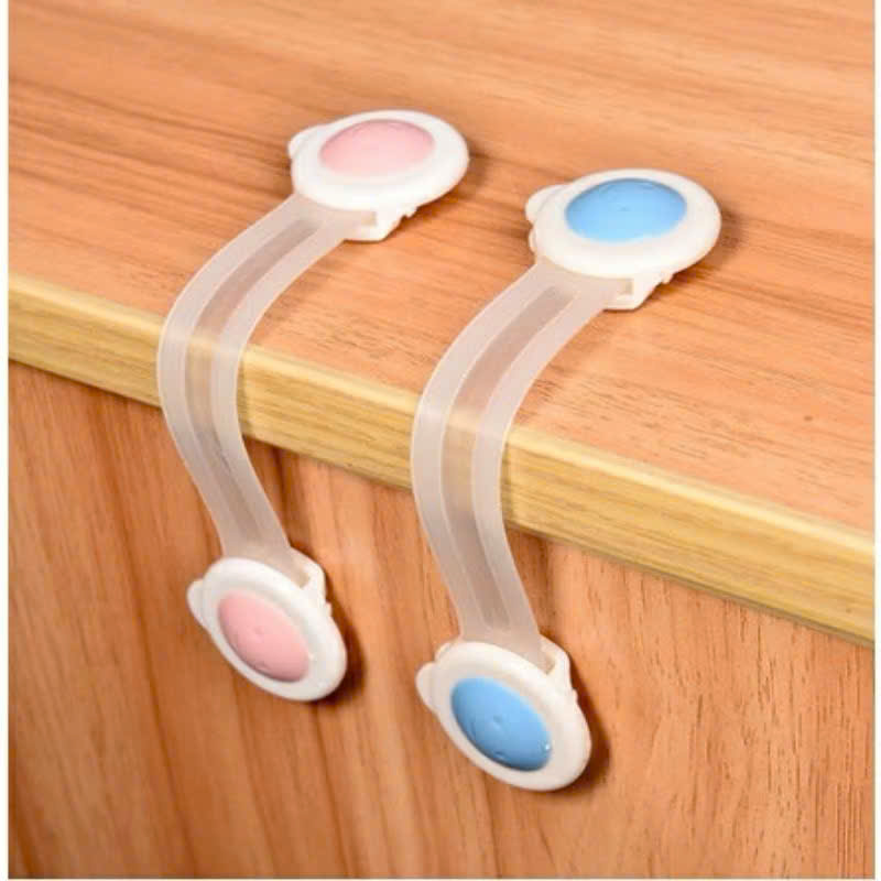 Khóa Chốt Tủ Lạnh Ngăn Kéo An Toàn Cho Bé - Set 2 Cái, Chống Trẻ Mở - HÀNG CHÍNH HÃNG MINIIN