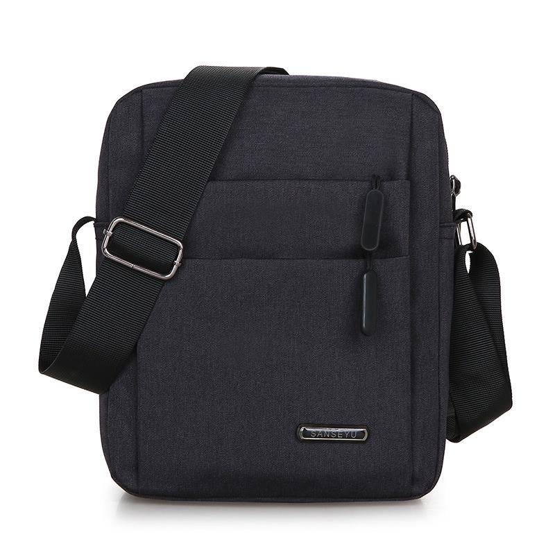 Túi đeo chéo nam Mini nhỏ gọn Slim Bag Unisex vải Oxford nhập khẩu chống thấm nước T44 - Ghi