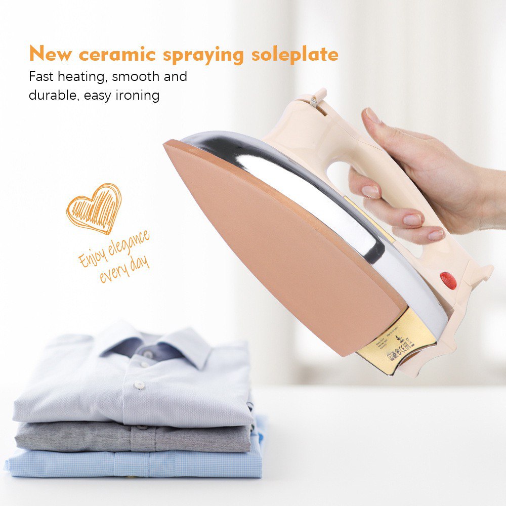 Bàn ủi khô công suất cao 1200W, mặt đế chống dính,ủi nhanh, phẳng mọi loại vải SOKANY SK-3002 - HÀNG CHÍNH HÃNG