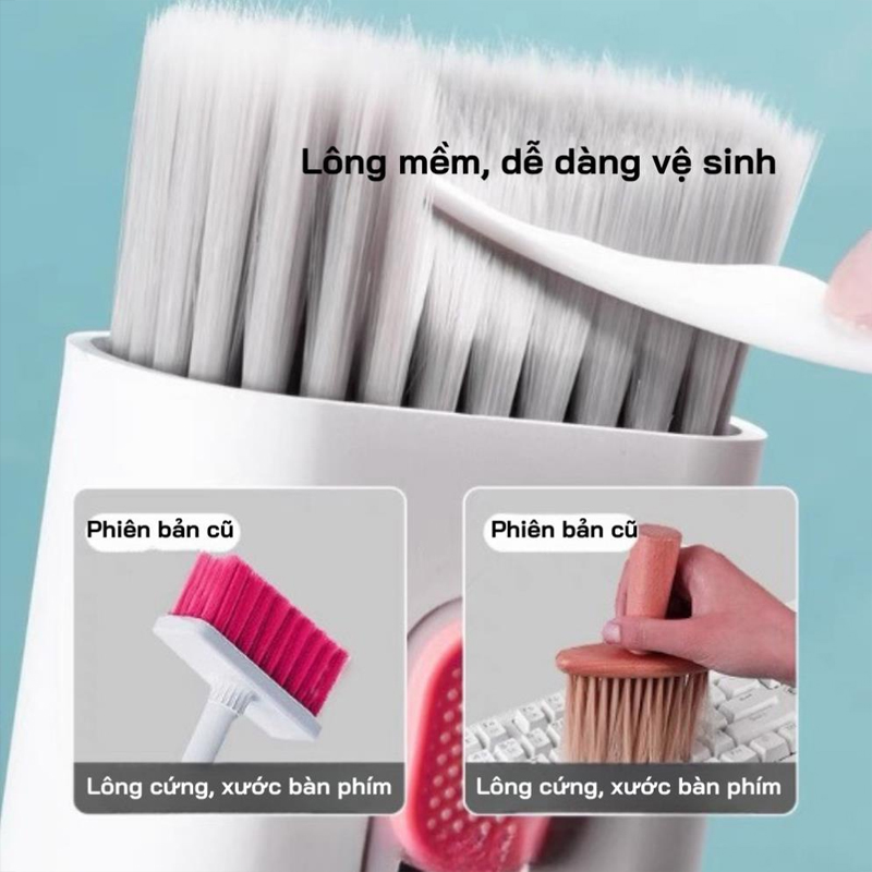 Bộ vệ sinh bàn phím đa năng 7 trong 1