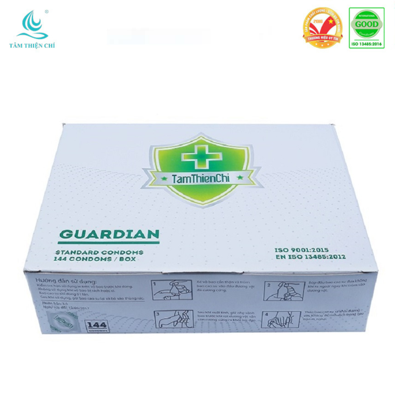 Bao cao su Tâm Thiện Chí Guardian Hộp 144 cái