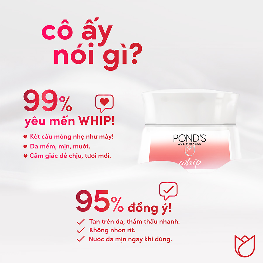 Kem dưỡng ngăn ngừa lão hóa Pond's Age Miracle Whip 50g