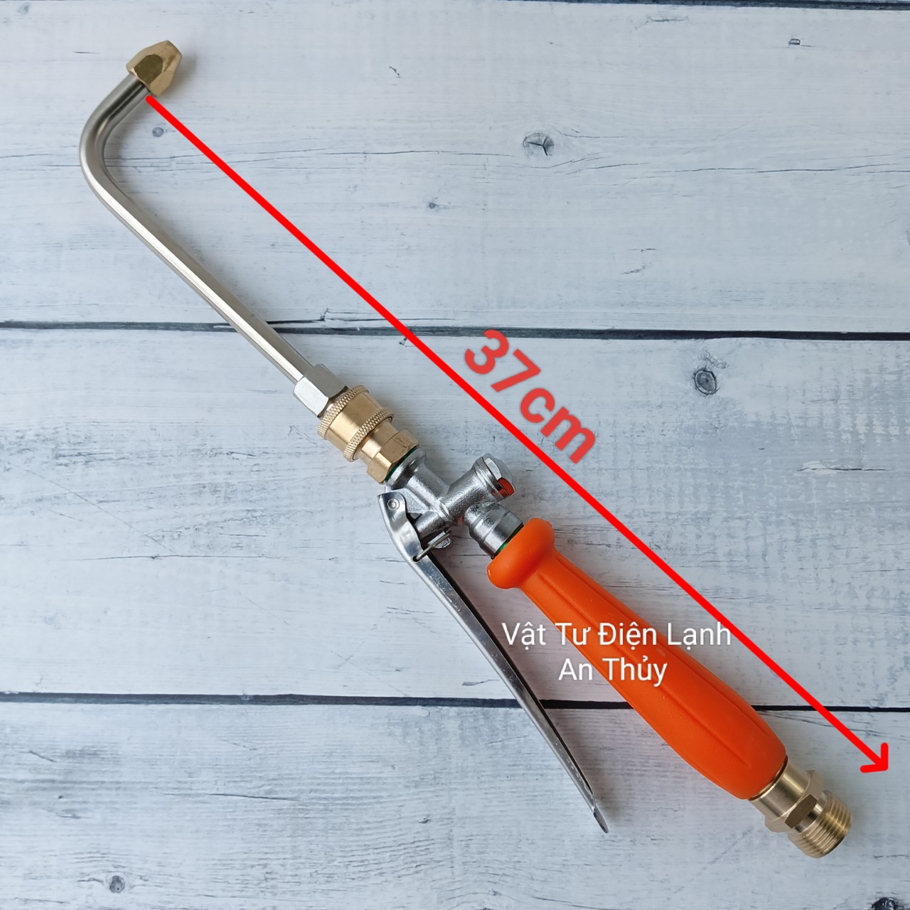 Béc Xịt Rửa Vệ Sinh Máy Lạnh Tay Bóp INOX Ren Đồng Hàng Cao Cấp