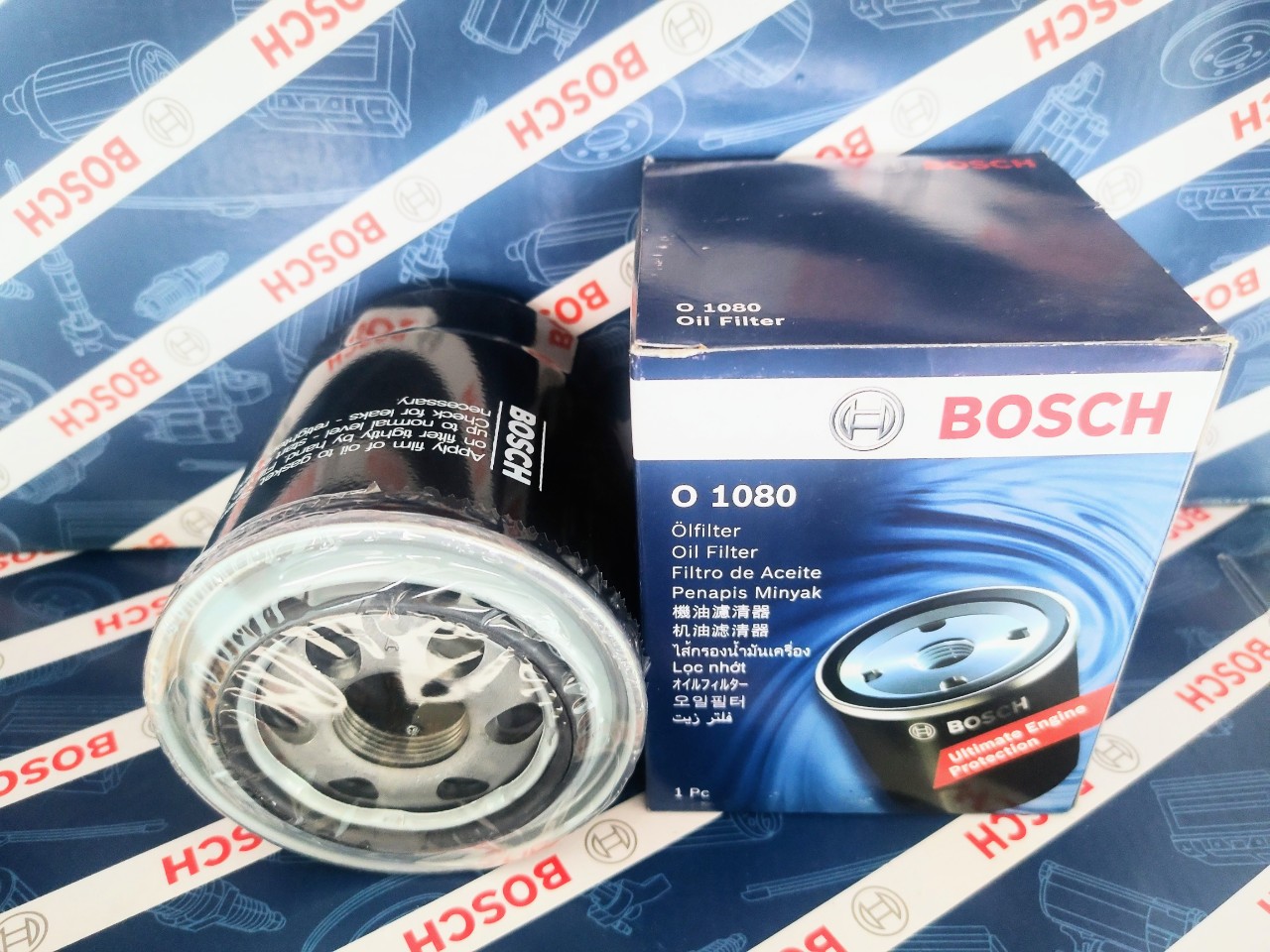 Lọc nhớt Bosch O1080 - Hyundai Solati; Mitsubishi Pajero Sport, Triton (11-19)