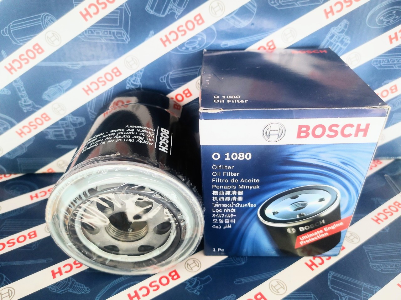 Lọc nhớt Bosch O1080 - Hyundai Solati; Mitsubishi Pajero Sport, Triton
