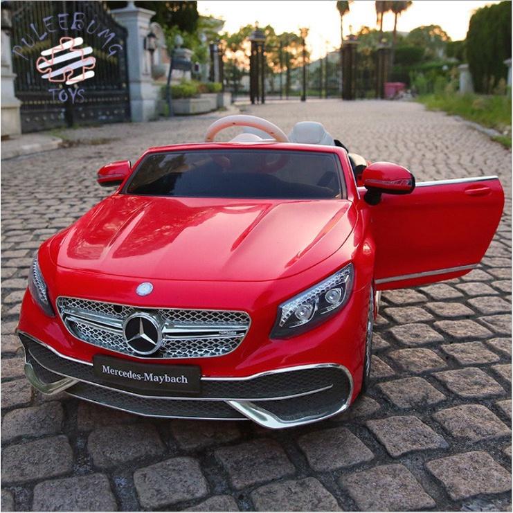 Ô tô điện trẻ em MERCEDES S650 ghế da sơn tĩnh điện 2 chỗ 4 động cơ