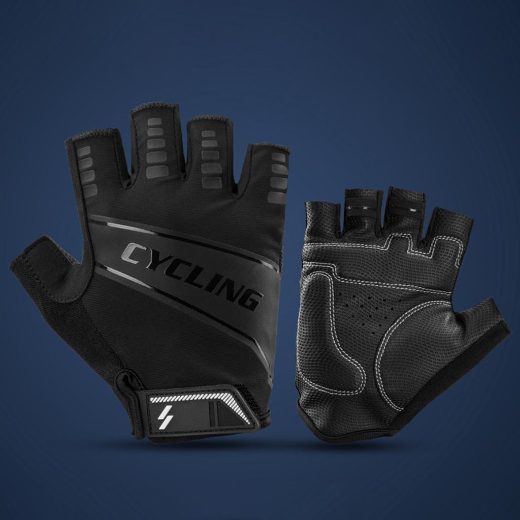Cycling Padded Gloves Mountain Road Bicycle Fitness Half Finger Gloves