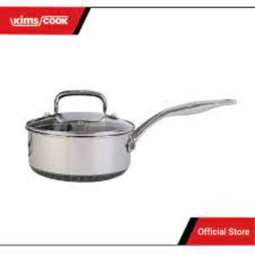 Quánh KIMS COOK Noon Song inox 3 lớp đáy từ nắp kính chống dính 2 mặt