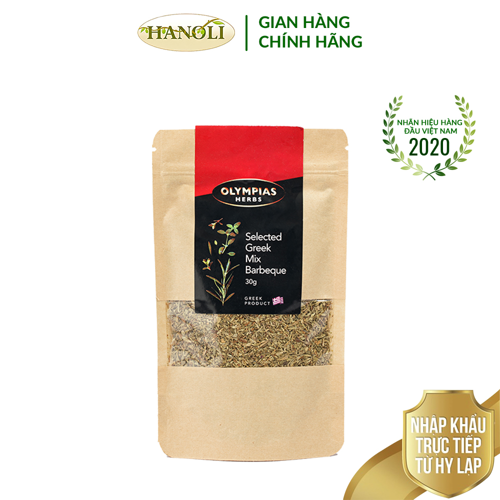 Lá thơm khô trộn dùng cho đồ nướng OLYMPIAS gói 30g