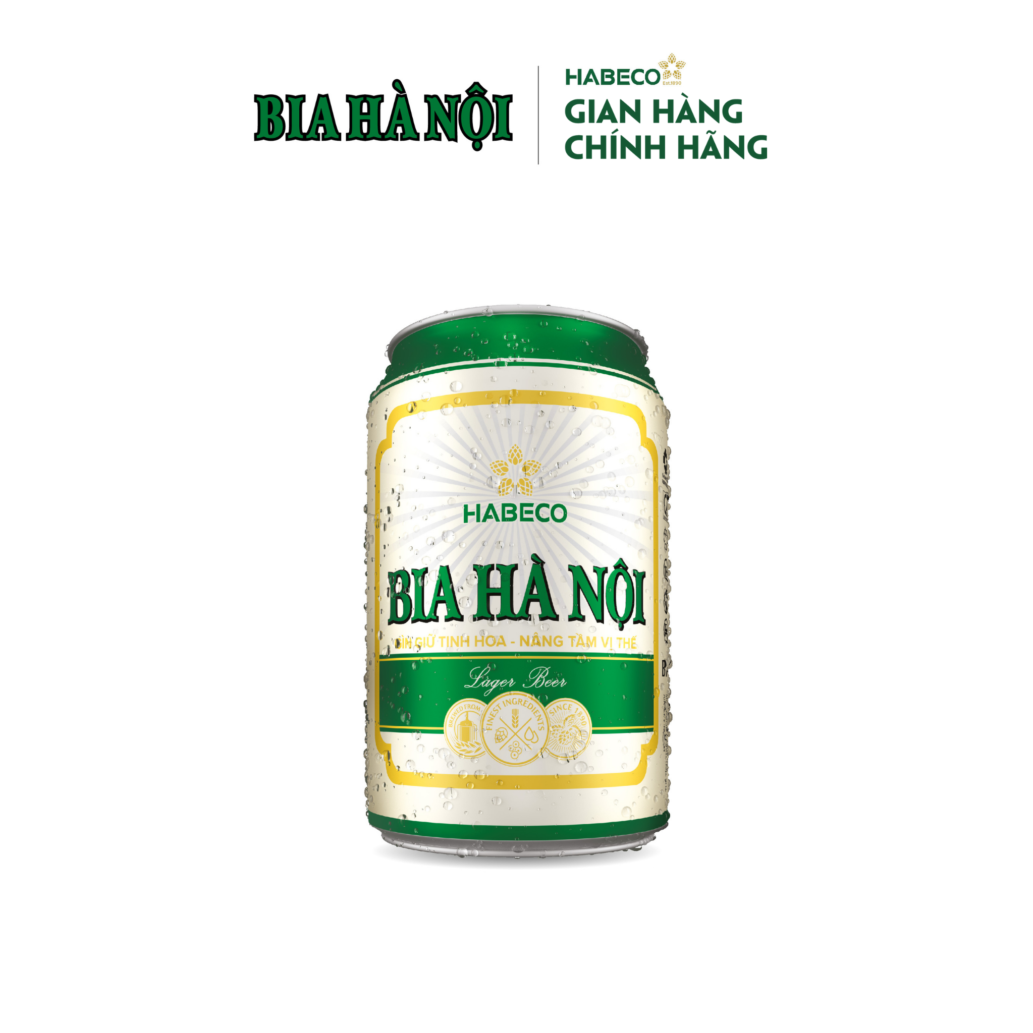 Bia Hà Nội Nhãn Xanh - Thùng 24 lon 330ml