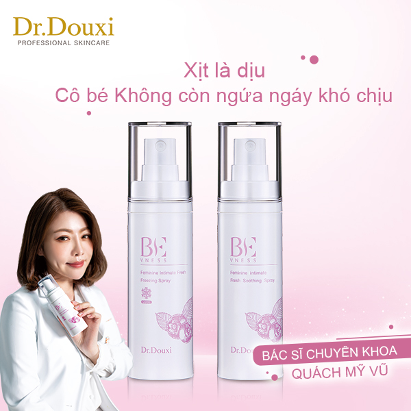 Set 2 Xịt Kháng Khuẩn, Khử Mùi Vùng Kín Dr.Douxi 30ml