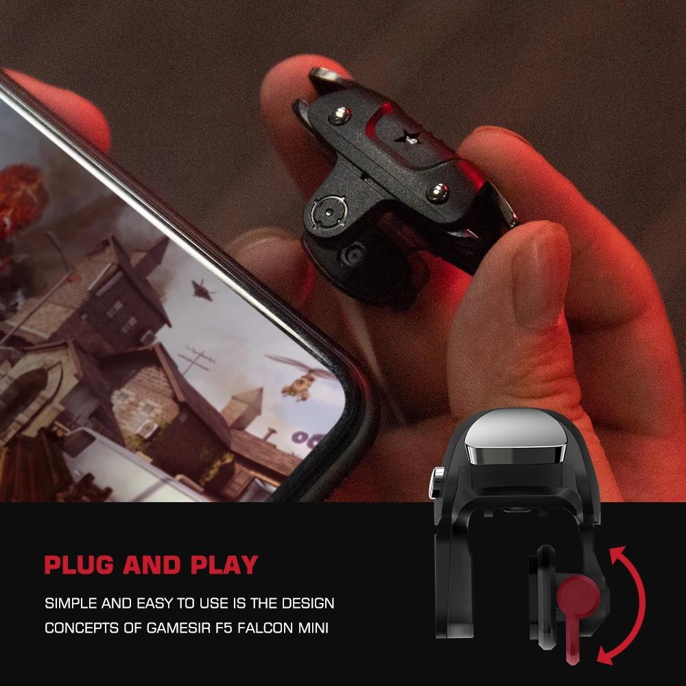 Nút bấm PUBG có auto tap 9 nhịp ngẫu nhiên, ghim tâm cực đỉnh - Gamesir F5