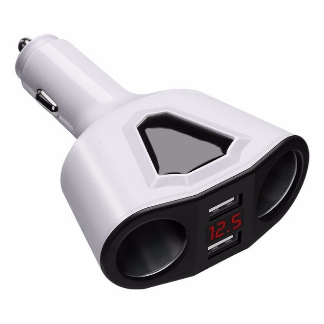 Bộ chia tẩu sạc xe hơi 3 trong 1