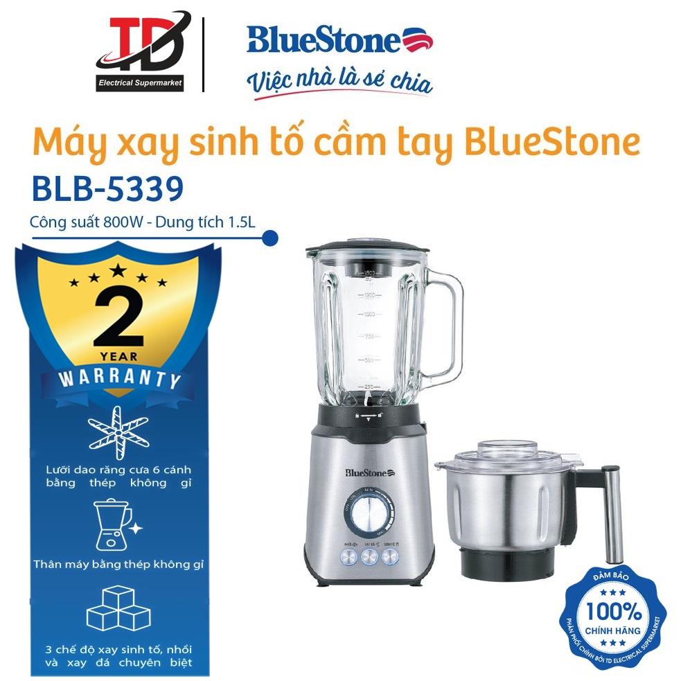 Máy xay sinh tố BlueStone BLB-5339 - Công suất 800w xay được hạt và đá - Hàng chính hãng