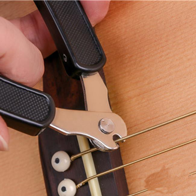 Hình ảnh Dụng cụ thay dây đàn guitar đa năng 3 trong 1- Kiềm cắt dây (Cutter) + Tay quay lên dây (Winder) + Nhổ chốt (Pin puller)