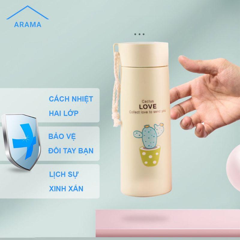 Bình đựng nước giữ nhiệt thuỷ siêu xinh, hình xương rồng.