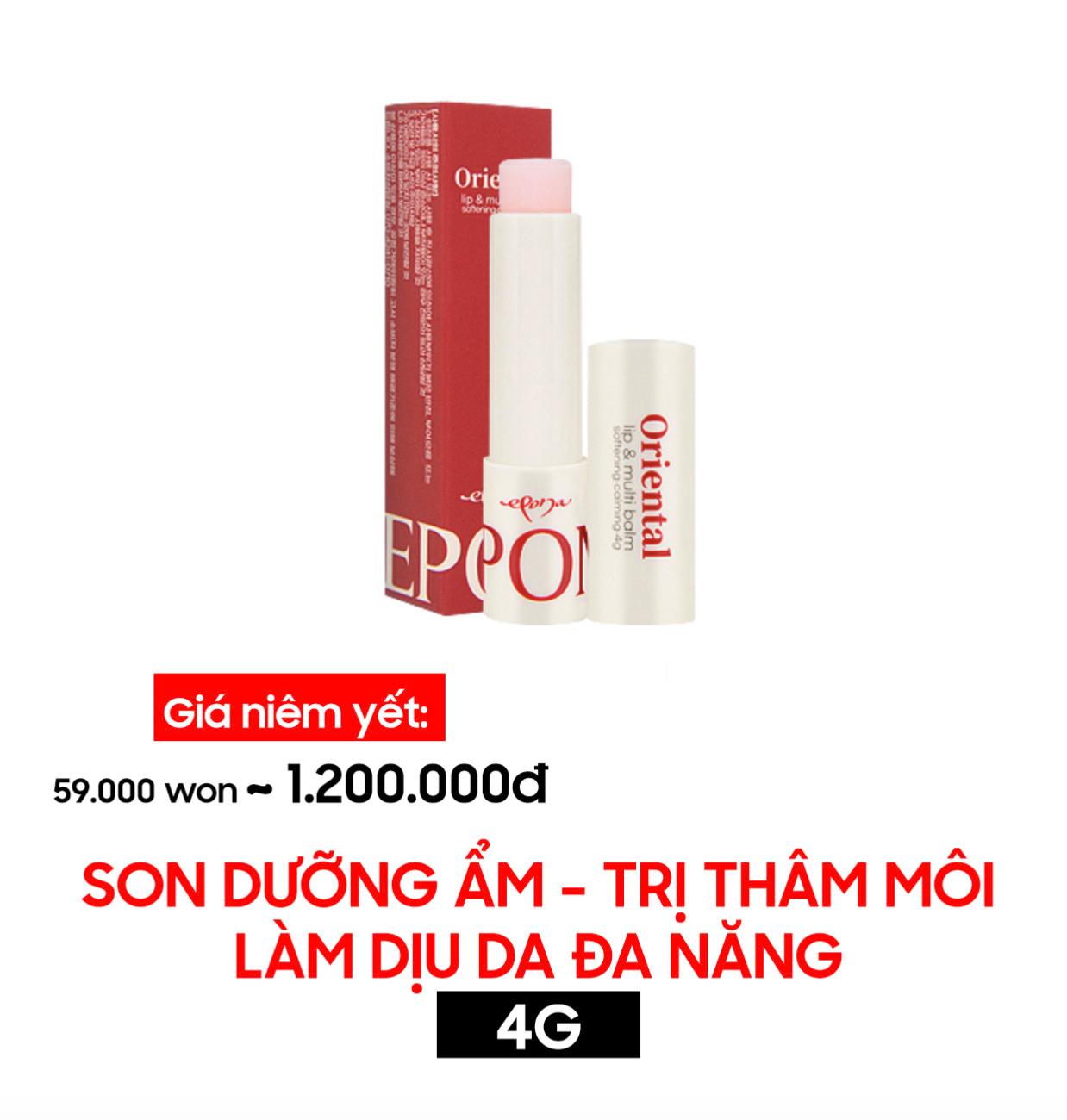 Son Dưỡng Đa Năng Chiết Xuất Mật Ong Epona Oriental Lip &amp; Multi Balm 4g