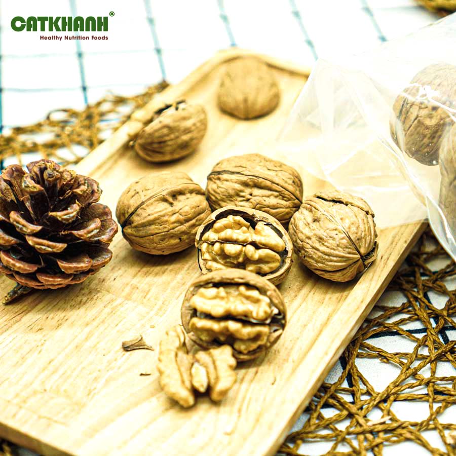 Quả óc chó hộp 450gr Cát Khánh - Nhập khẩu Mỹ