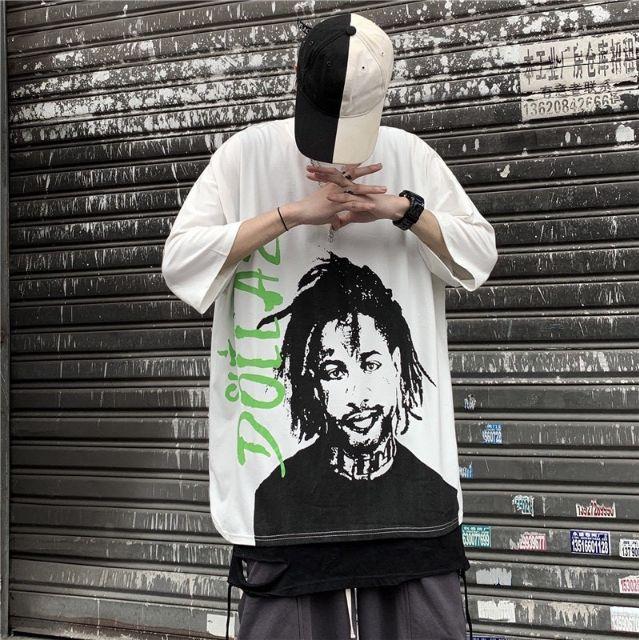 ÁO THUN NAM TAY LỠ FORM RỘNG IN MẶC NGƯỜI