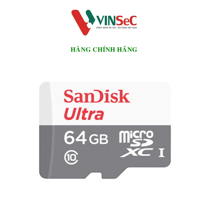 Thẻ Nhớ Micro Sdxc Sandisk Uhs - 1 64Gb Class 10 - Hàng Chính Hãng