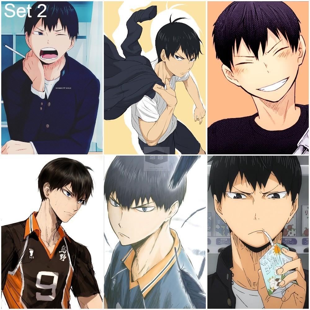 Bộ 6 Áp phích - Poster Anime Haikyuu!! Vua Bóng Chuyền - A3, A4, A5