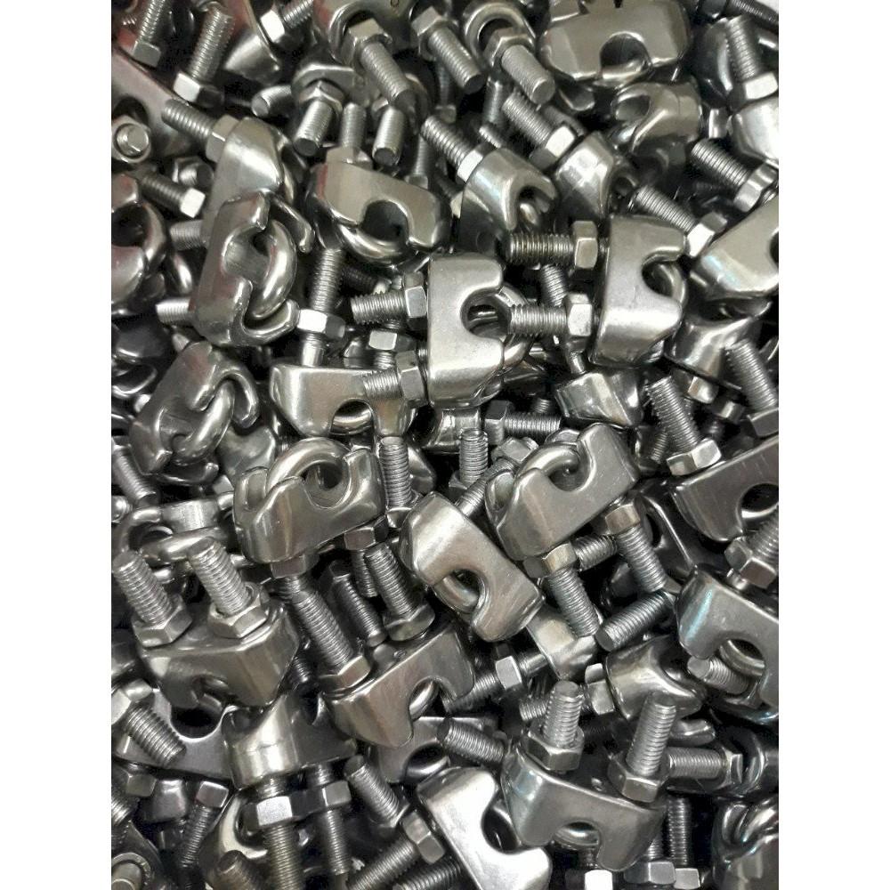 Combo 50 mét dây cáp inox 304 đường kính 1,5mm tặng kèm 10 ốc siết cáp và 5 tăng đơ - capthepgiasi