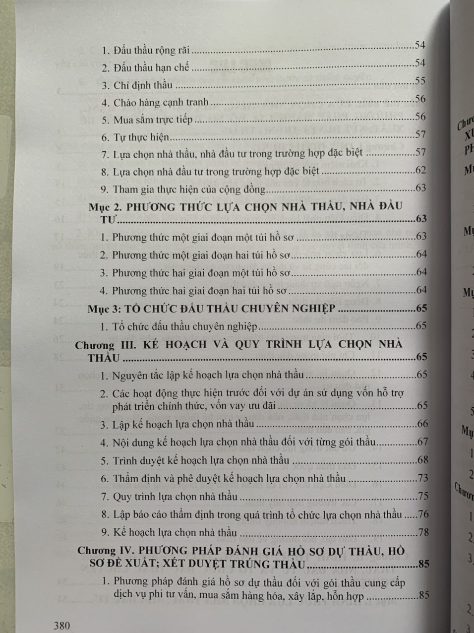 Chỉ dẫn áp dụng luật đấu thầu