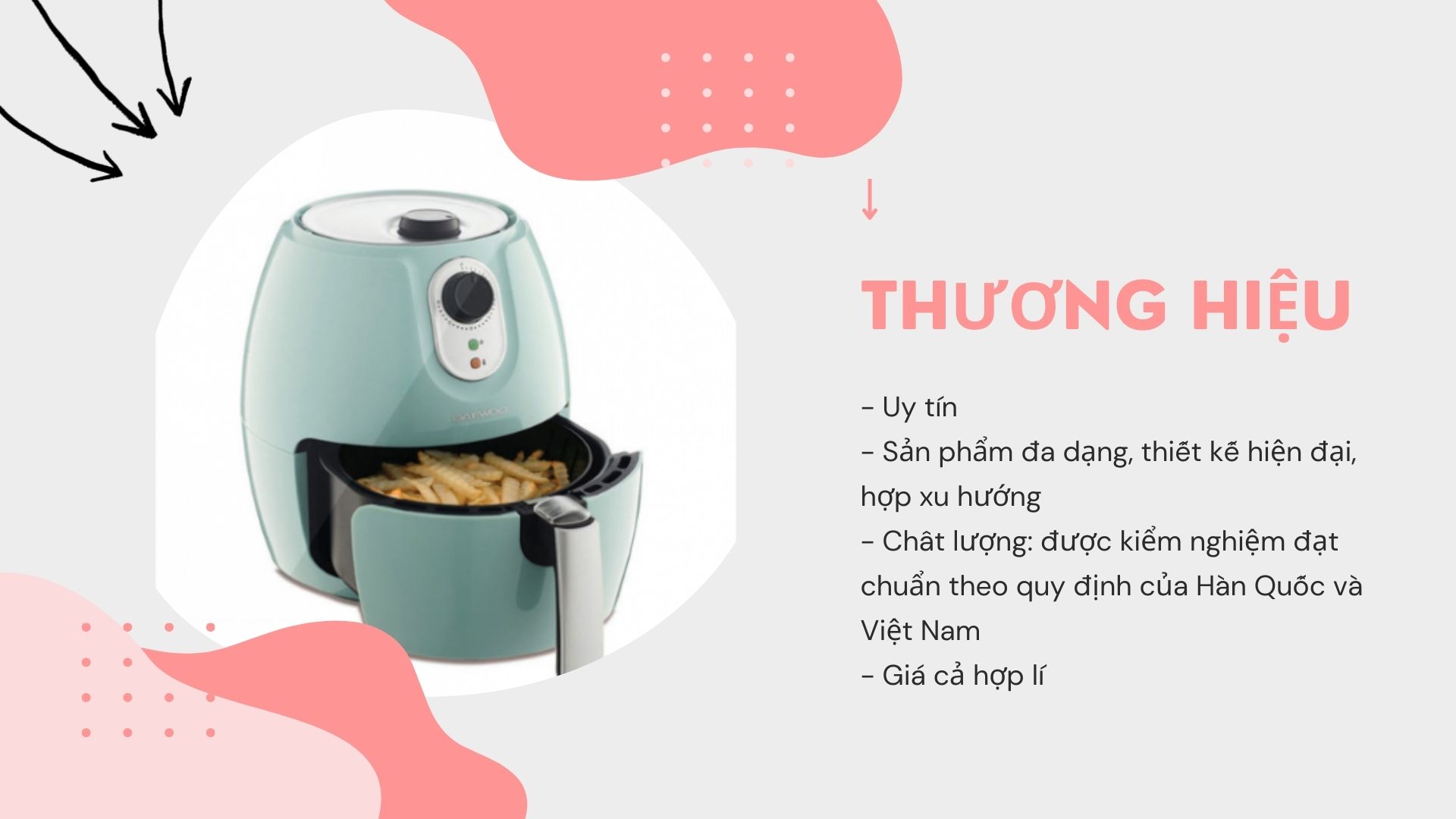 Ấm đun nước siêu tốc DWK-1722 Hàng chính hãng