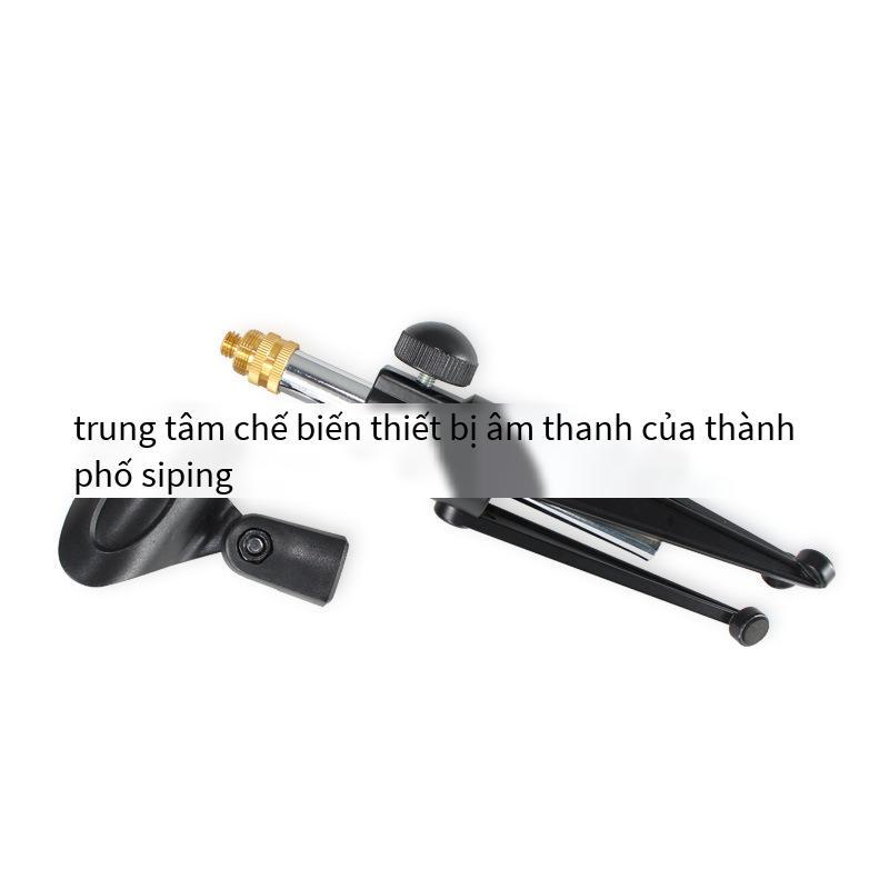 Quảng cáo có trọng số kim loại chân đế micro cuộc họp phát sóng trực tiếp máy tính để bàn micro điện dung có thể nâng lên gấp chân máy NB-13S