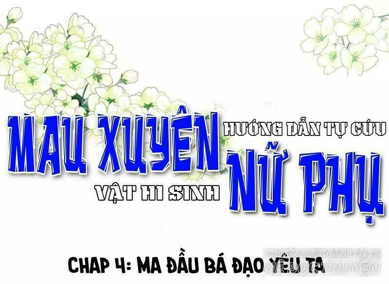 mau xuyên hướng dẫn tự cứu vật hi sinh nữ phụ chapter 4 1