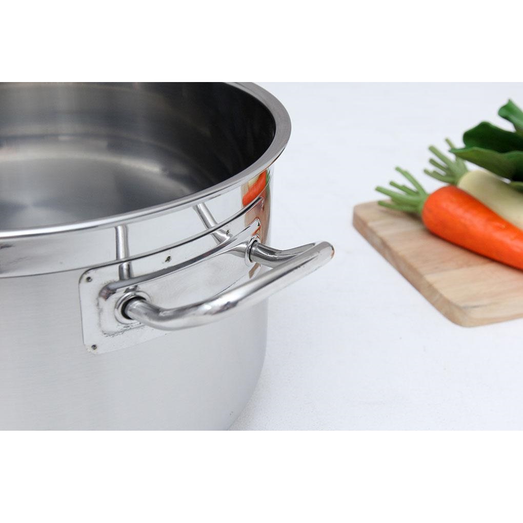 Nồi Inox 3 Đáy Nắp Kính Fivestar N30-3DG - Hàng Chính Hãng