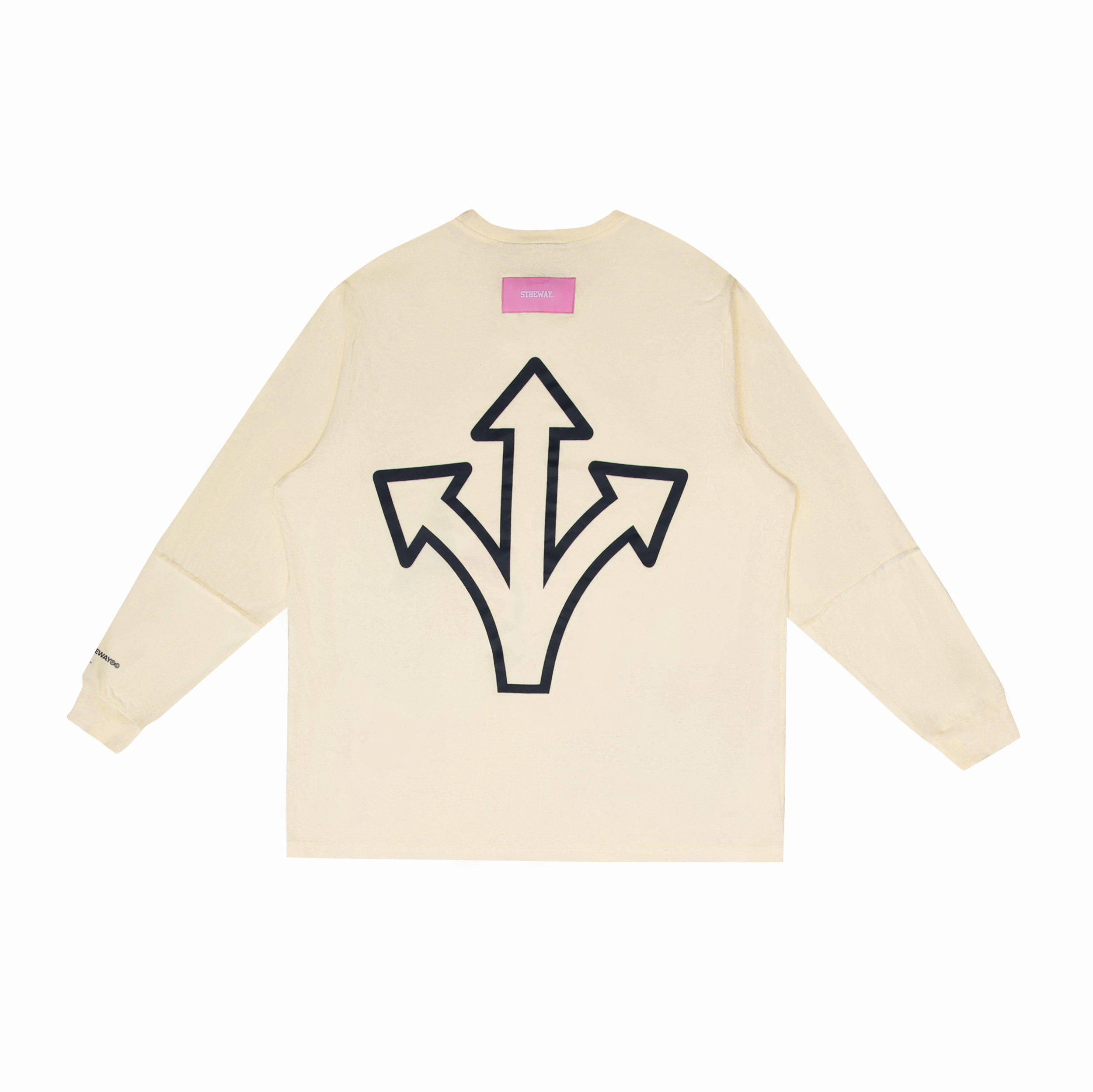 Áo Thun 5THEWAY Tay Dài Vàng aka 5THEWAY /YILAC/ SQUARE LONG SLEEVE TEE in LEMON ICING