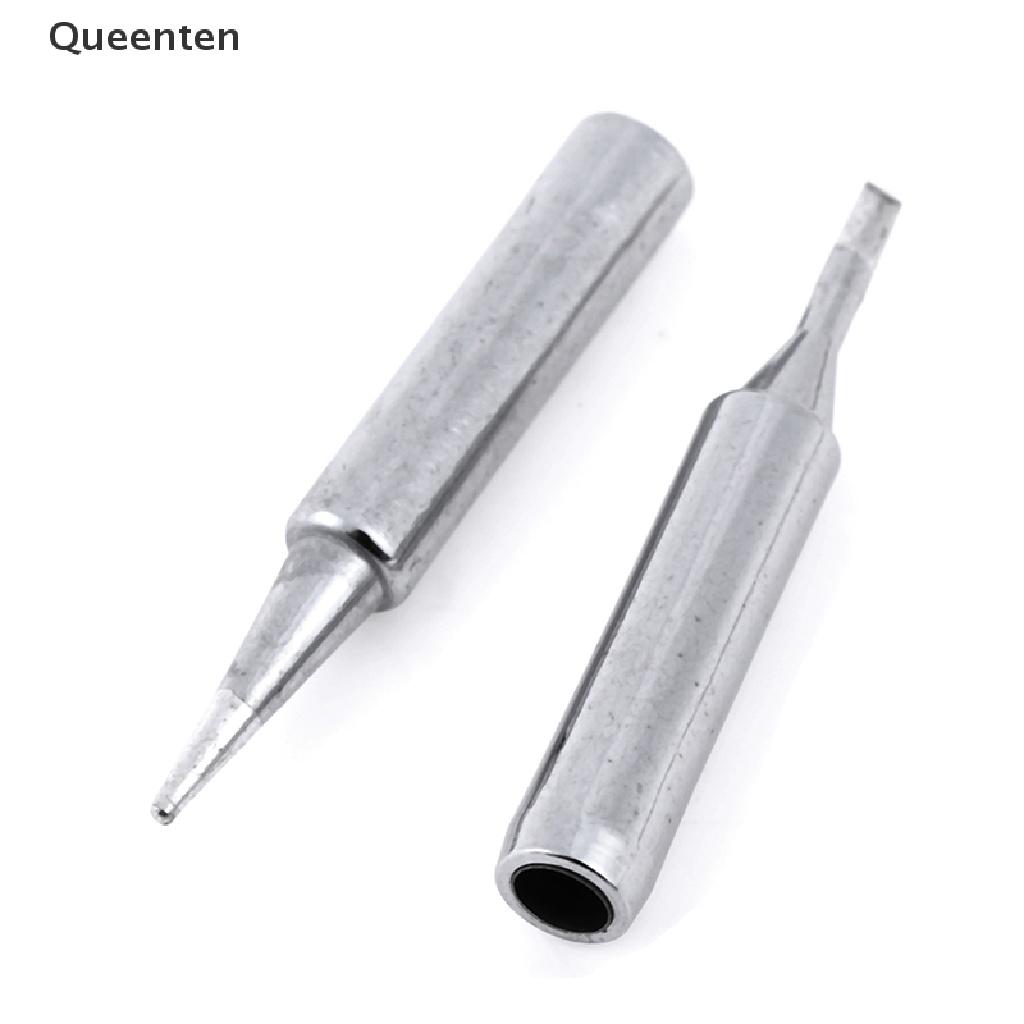 Queenten 10pcs constant-temperature common solder soldering iron tip for 900m 963 station VN