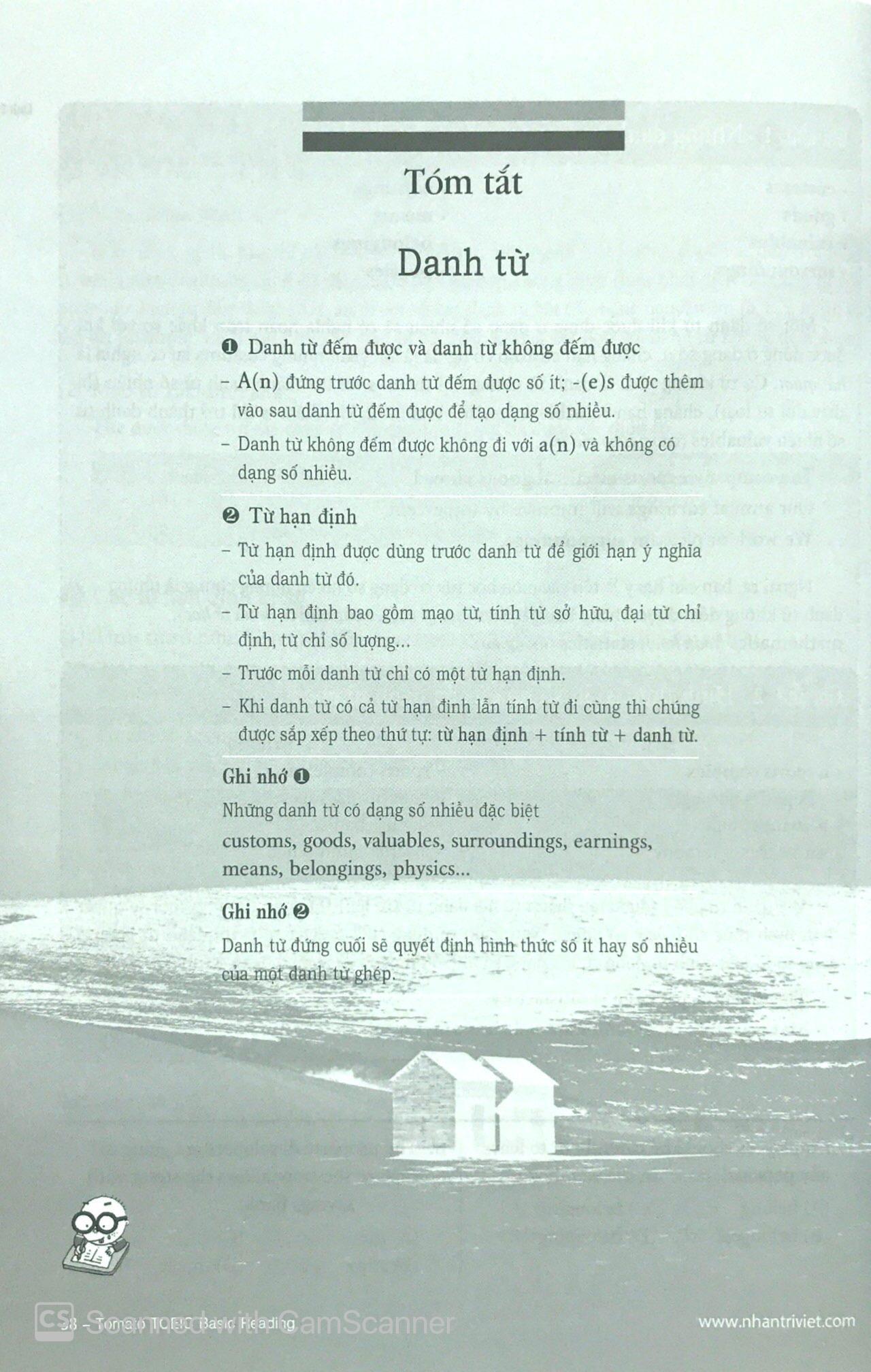 Sách Tomato Toeic Basic Reading