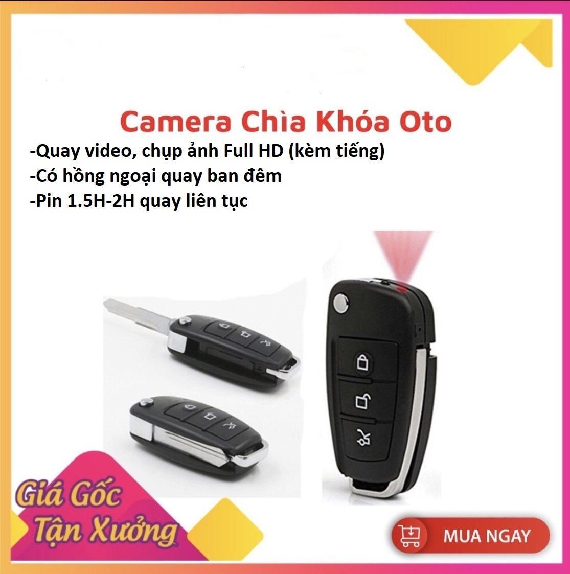 Camera Mini Chìa Khóa Oto S920 , Chất Lượng Full HD 1080P