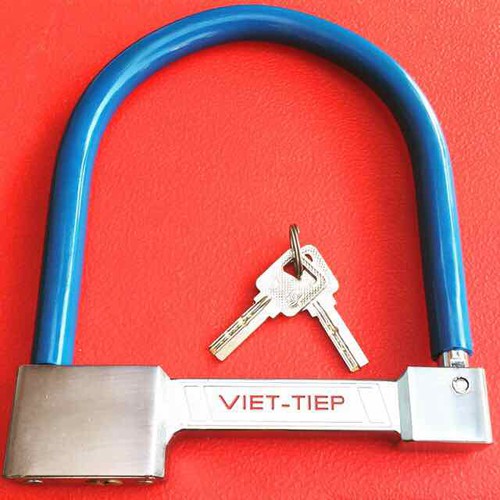 Khóa việt tiệp 06975 chữ U chống trộm cao cấp - Màu ngẫu nhiên